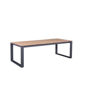 Table repas noire L240 x P100 x H76,5 cm