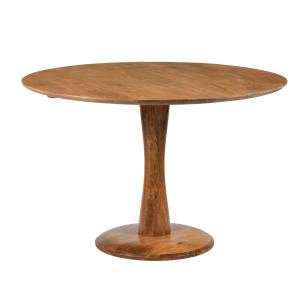 Table repas ronde Diam 120 cm en bois de Manguier massif