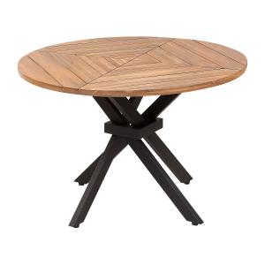 Table ronde 4 personnes en acacia bois clair