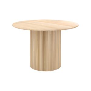 Table ronde 4 personnes en bois de manguier D120 cm