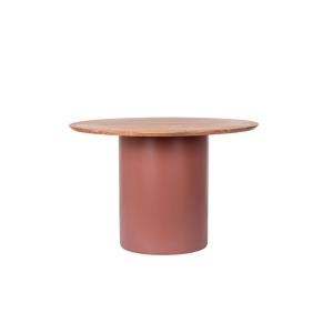 Table ronde contemporaine D115 4 places en acacia marron te…