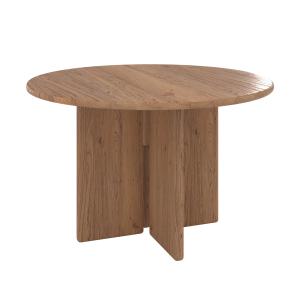 Table ronde en bois d'orme 4 personnes