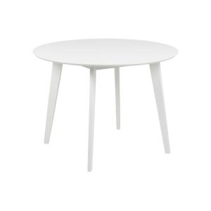 Table ronde en bois D105 blanc