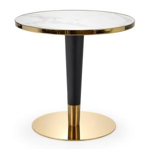 Table ronde en chêne pour 4 personnes 120x78 cm