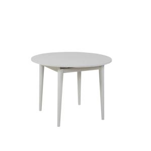 Table ronde extensible blanche 4/6 personnes