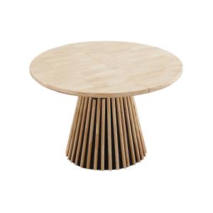 Table ronde extensible en bois D120
