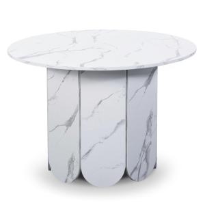 Table ronde style japandi extensible 310cm rallonges intégr…