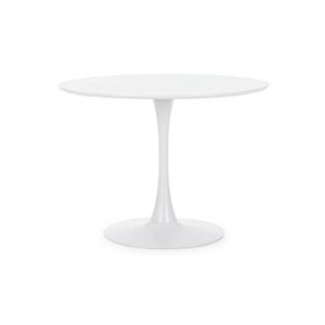 Table ronde tulipe en métal blanc L100 blanc