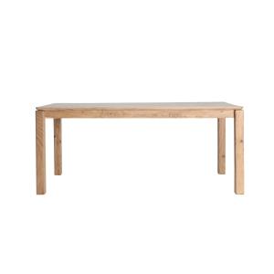 Table salon en bois d´acacia brun clair  en 180x90x76 cm
