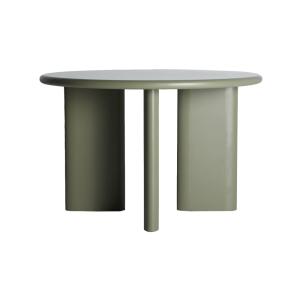 Table salon en bois mdf vert  en 119x119x76 cm