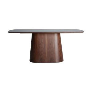 Table salon en céramique noir 180x90x76 cm