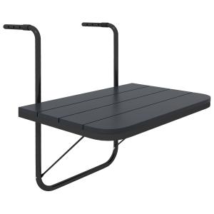 Table suspendue de balcon pliable réglable aluminium plasti…