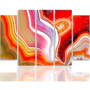 Tableau abstraction couleur 1 250 x 120 cm