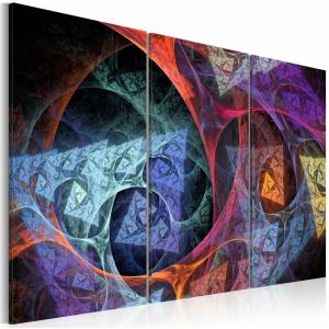 Tableau abstraction de différentes couleurs 120 x 80 cm