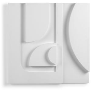 Tableau abstrait Bois Blanc