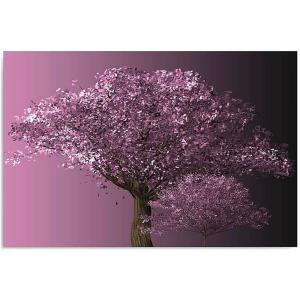 Tableau arbre violet 120 x 80 cm