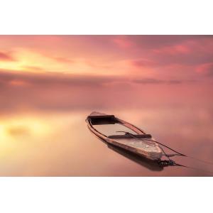 Tableau bateau coulé impression sur aluminium 120x80 cm