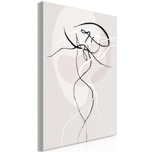 Tableau Beige Energy Vertical 80 x 120 cm