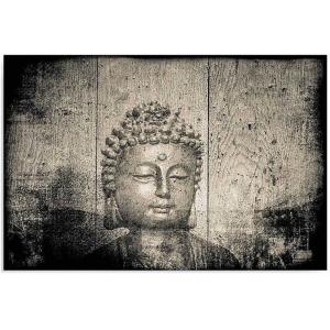 Tableau bois bouddha 120 x 80 cm