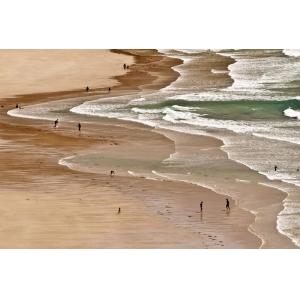 Tableau bonheur vacances à la mer imprimé sur toile 90x60 c…