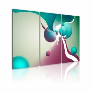 Tableau boum de couleurs 120 x 80 cm