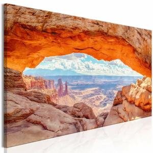Tableau canyon en utah étroit 120 x 40 cm