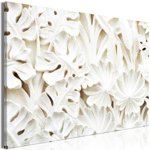 Tableau Ceramic Leaves Wide 120 x 80 cm