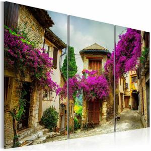 Tableau charmante ruelle 120 x 80 cm