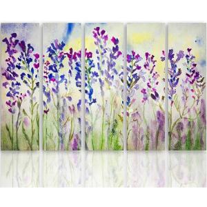 Tableau cloches pourpres 250 x 120 cm