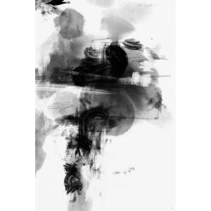 Tableau contemporain jeu sauvage imprimé sur toile 60x90 cm