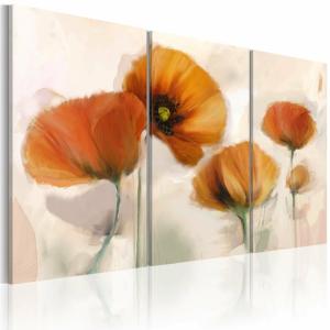 Tableau coquelicots artistiques 120 x 80 cm