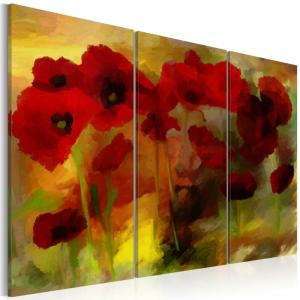 Tableau coquelicots sublimes 120 x 80 cm