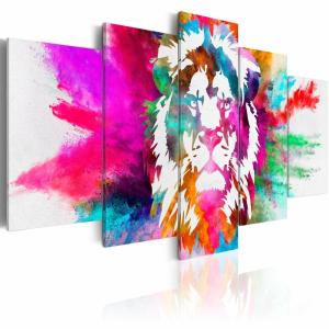 Tableau couleurs du roi 100 x 50 cm