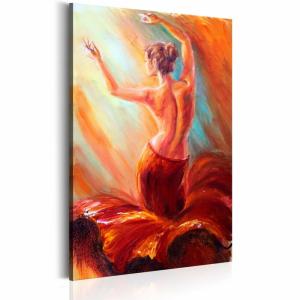 Tableau danseuse de feu 80 x 120 cm