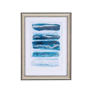 Tableau décoratif bleu 30 x 40 cm
