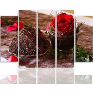 Tableau décoration à la rose 250 x 120 cm