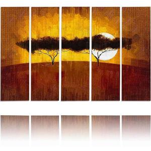 Tableau deux arbres 250 x 120 cm