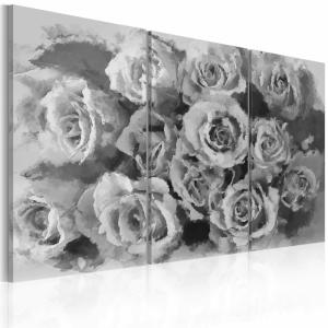 Tableau douze roses 120 x 80 cm