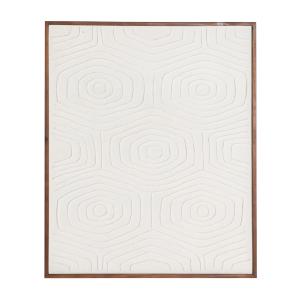 Tableau en Toile, de couleur Blanc, 80x2x100 cm
