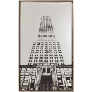 Tableau en verre Empire State Building 77x130