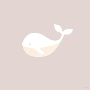 Tableau enfant baleine oh imprimé sur toile 50x50 cm