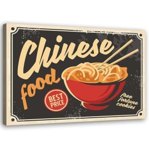 Tableau enseigne restaurant chinois 120 x 80 cm