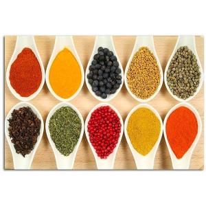 Tableau epices du monde 120 x 80 cm
