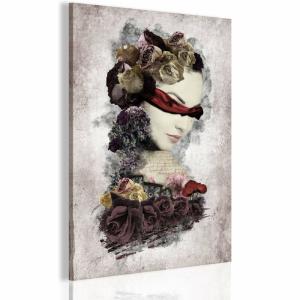 Tableau femme mystérieuse 80 x 120 cm