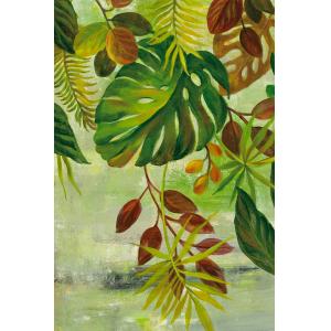Tableau Feuillage tropical imprimé sur toile 40x60 cm