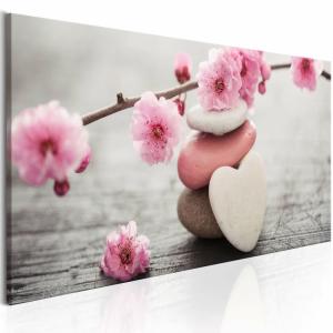 Tableau fleurs de cerisier zen 120 x 40 cm