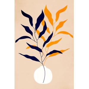 Tableau fleurs plante et purete imprimé sur toile 60x90 cm