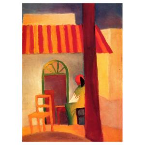 Tableau impression sur toile Café Turc Ii August Macke 50x7…