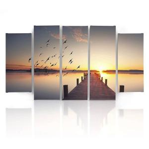 Tableau jetée sur l'eau 250 x 120 cm