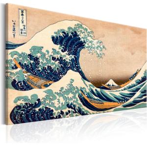 Tableau la grande vague au large de kanagawa 120 x 80 cm